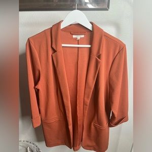 Orange blazer